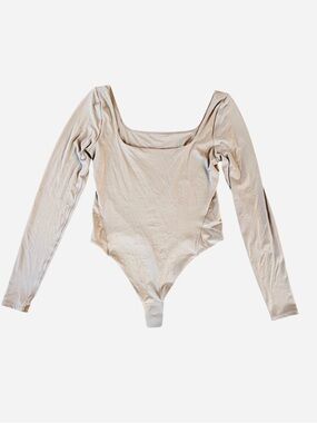 Lululemon Wundermost Ultra-Soft Nulu Square-Neck Long-Sleeve Bodysuit